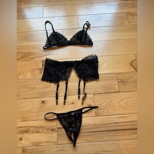 3 piece lingerie set